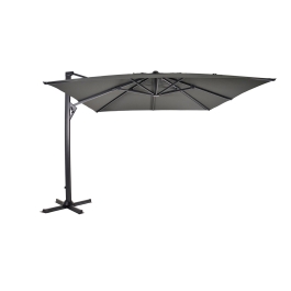 Lesli Living Zweefparasol Taurus Grijs 3x3Mtr Kopen Giga Meubel