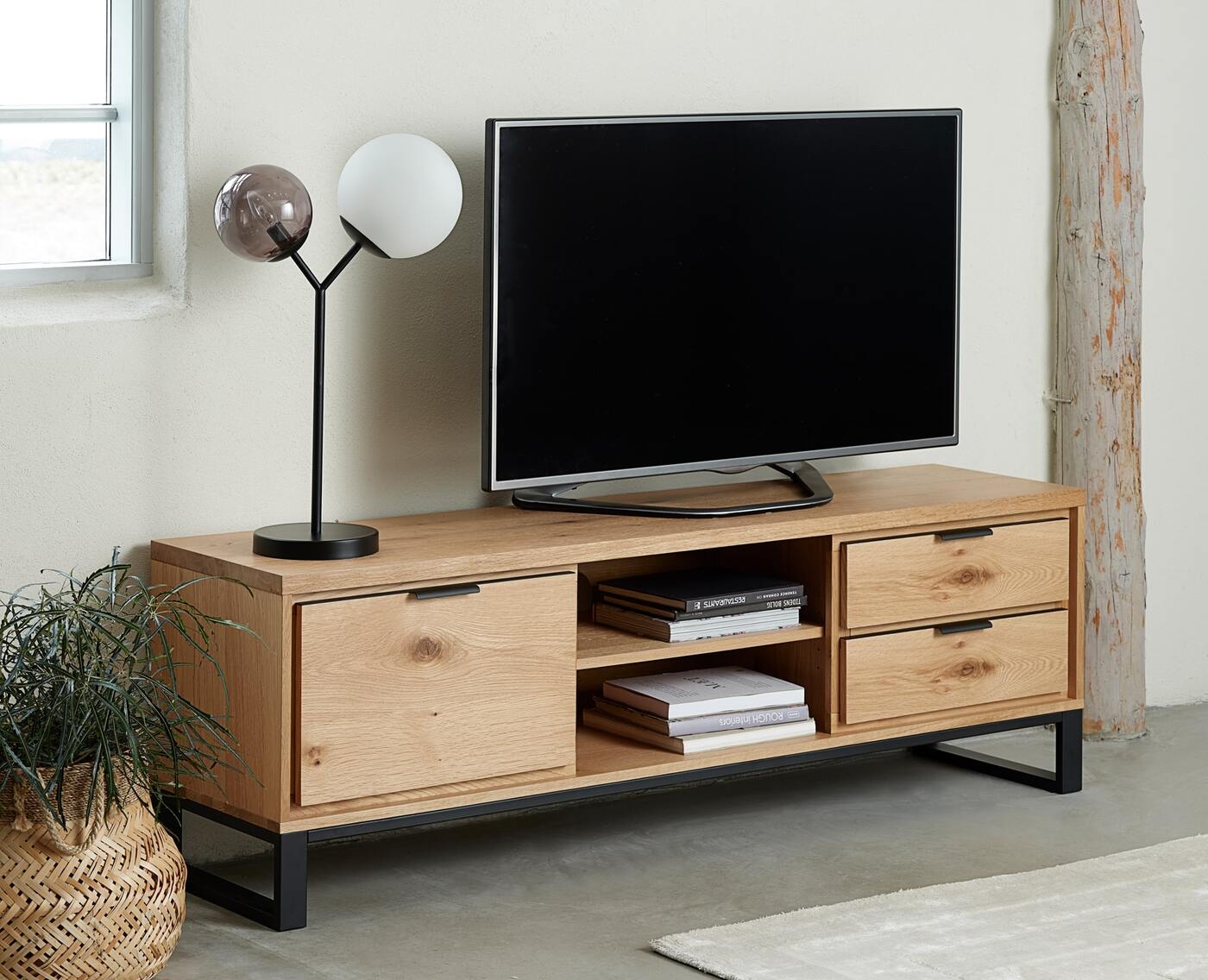 Tv-meubel Livorno Naturel 170 cm - Giga Living