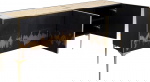 Kare Design Dressoir Fuoco Marmer Geel/Zwart