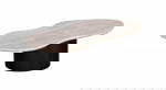 Salontafel Oliver Travertin Beige/Zwart 140cm - Giga Meubel