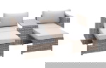 Loungeset Modular Bruin/Beige Set van 5 - Giga Living