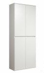 Wandkast Nevada 4-Deurs Melamine Wit 74x191cm