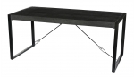 Livingfurn Eettafel Norris Mangohout Zwart 220cm