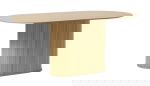Eettafel Nola Ovaal Naturel Eiken 95x180cm - Giga Living