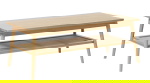 Salontafel Barrali Naturel Eiken 60x120cm - Giga Living