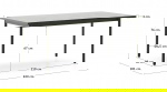 Kave Home Tuintafel Maurina Groene Tegels 223cm