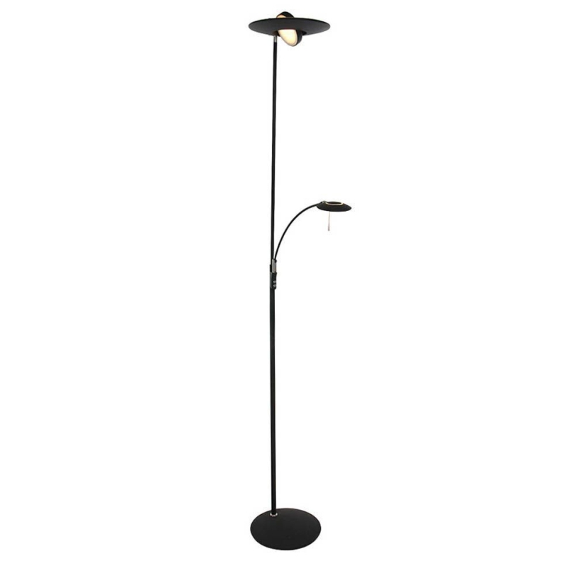 Steinhauer Zenith LED Vloerlamp 2-lichts Zwart 160cm