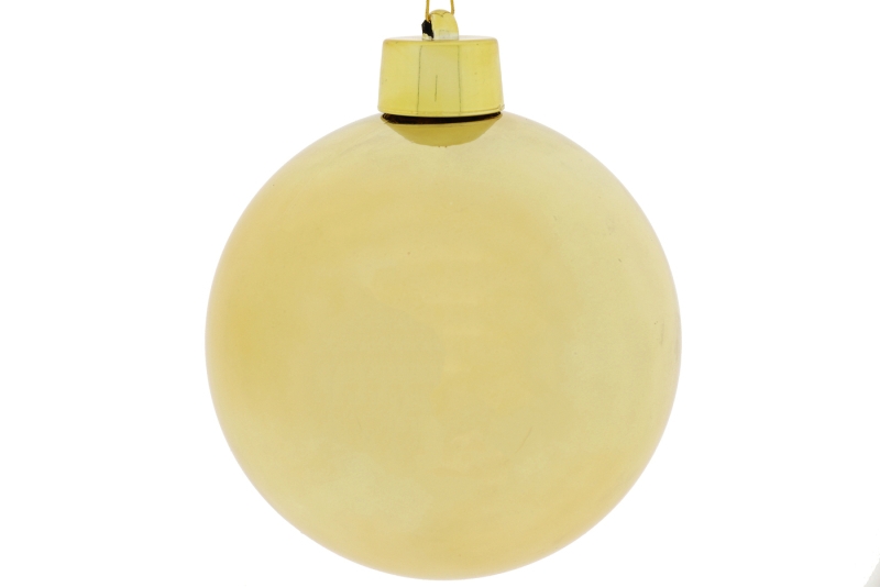 Kerstbal Rond Maxi L Goud