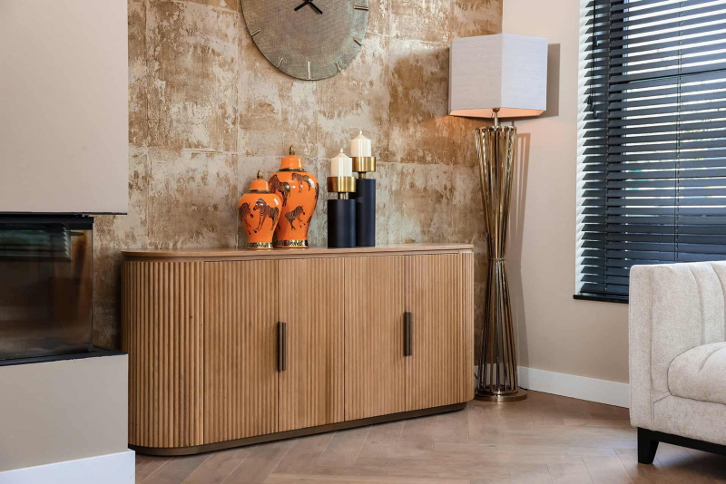 Richmond Dressoir Belfort 4-deurs Naturel Eiken