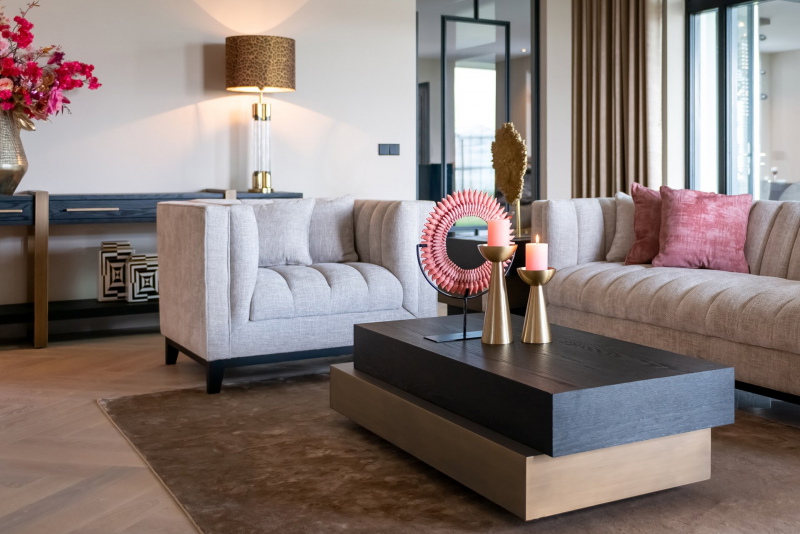 Richmond Salontafel Cambon Blok Dark Coffee