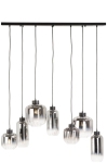 Coco Maison Hanglamp Essex 7-Lichts Antraciet