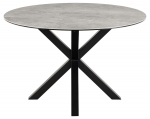 Eettafel Axel Rond Keramiek Grijs Ø120cm - Giga Living