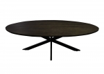 Livingfurn Eettafel Jesper Ovaal Mangohout Bruin 240cm