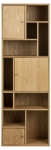 Boekenkast Huub Spaanplaat Naturel 60x180cm - Giga Living