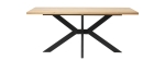 Eettafel Reno Naturel Tafelblad 90x180 cm - Giga Living