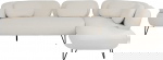 Kare Design Hoekbank Peppo Wit