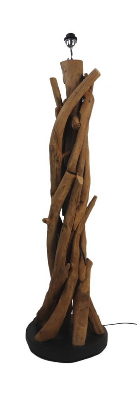 HSM Collection Vloerlamp Teak Root 130cm