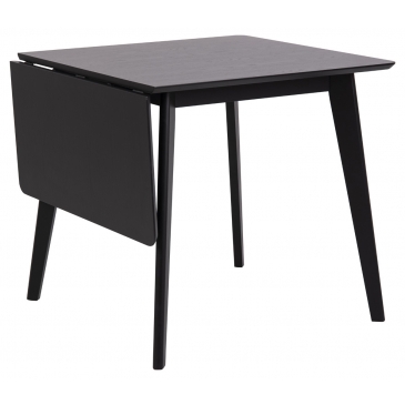 Eettafel Levi MDF Zwart Uitschuifbaar 80/120cm - Giga Living