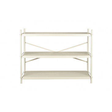 Dutchbone Stellingkast Iron Beige Laag