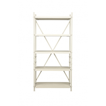 Dutchbone Stellingkast Iron Beige Hoog