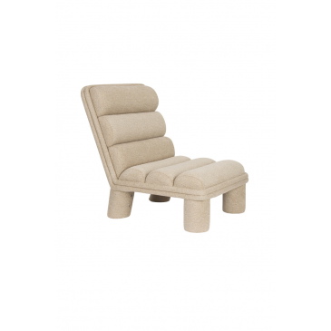 Dutchbone Fauteuil Fern Bouclé Beige