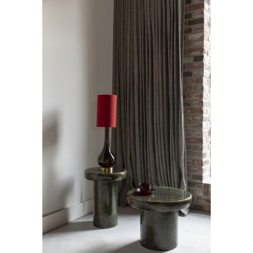 Dutchbone Tafellamp Jules Rood/Bruin
