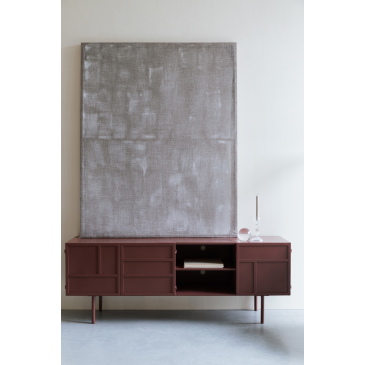 Dressoir Davis Rood 105cm - Giga Meubel