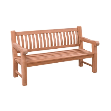 Livingfurn Tuinbank Patrick Breed 166cm Teakhout