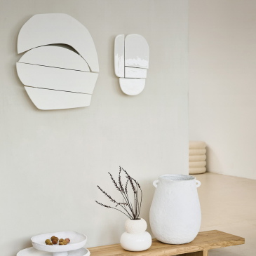 Urban Nature Culture Wanddecoratie Wood Block Off White