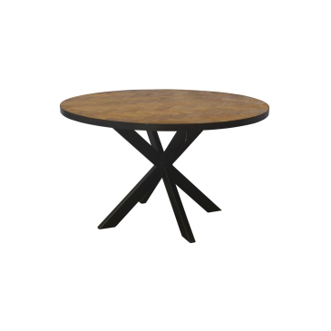 Livingfurn Eettafel Accent Rond 130cm Teakhout