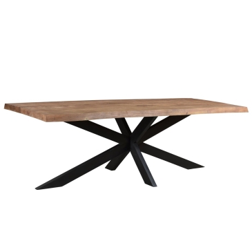 Livingfurn Eettafel Nairobi Boomstam Spinpoot 200 cm