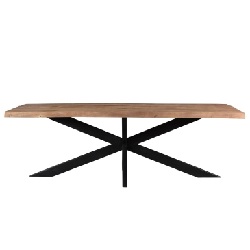 Livingfurn Eettafel Nairobi Boomstam Spinpoot 180 cm