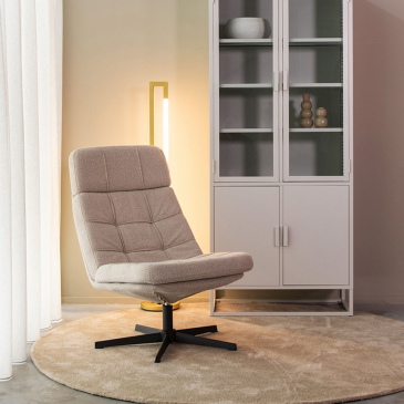 LABEL51 Fauteuil Alvar Naturel Boucle