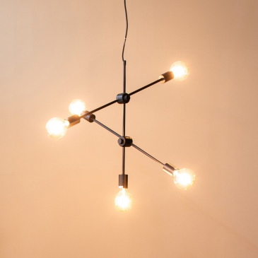 LABEL51 Hanglamp Stilo Zwart Metaal