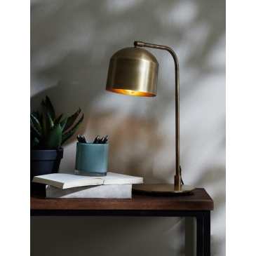 Light & Living Bureaulamp Aleso IJzer Antiek Brons