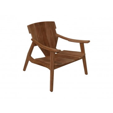 HSM Collection Tuin Loungestoel Lana Teak Naturel