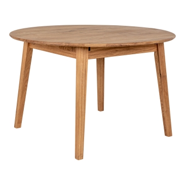 House Nordic Eettafel Metz Eikenhout Naturel Uitschuifbaar 118-158cm