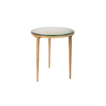 Bijzettafel Haru Beige Ø45cm - Giga Meubel