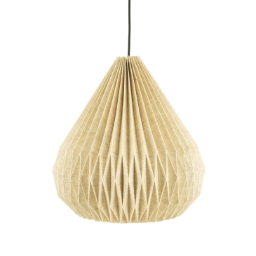 By-Boo Hanglamp Zuki 3 Papier Linnen Naturel