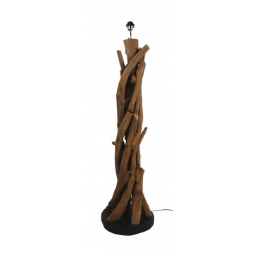 HSM Collection Vloerlamp Teak Root 130cm