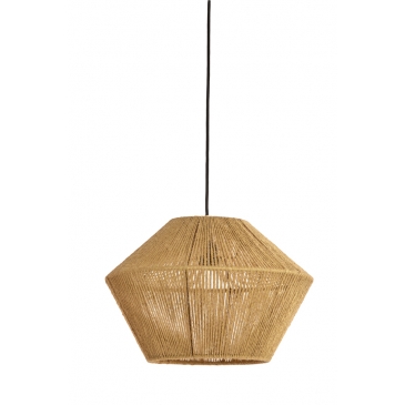 Light & Living Hanglamp Fugia Jute Licht Groen Ø40cm