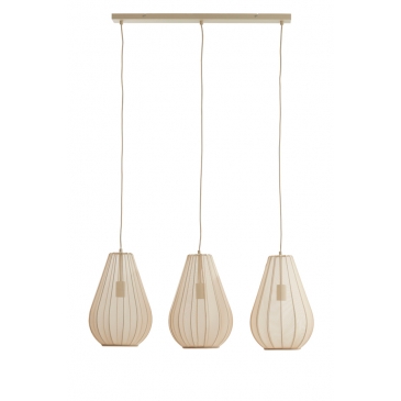 Light & Living Hanglamp Itela 3-Lichts Zand 80cm