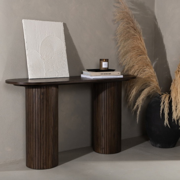 Fjôrd Sidetable Bianca Bruin 130cm