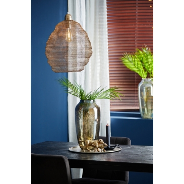 Light & Living Hanglamp Nina Gaas Antiek Brons Ø38cm