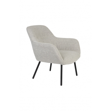 Fauteuil Dude Bouclé Beige - Giga Meubel