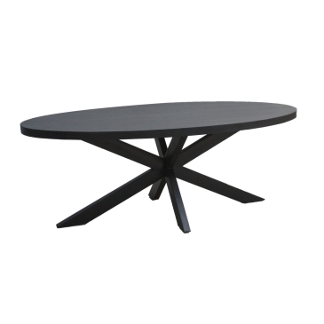 Livingfurn Eettafel Kala Ovaal Spider 160cm Mangohout