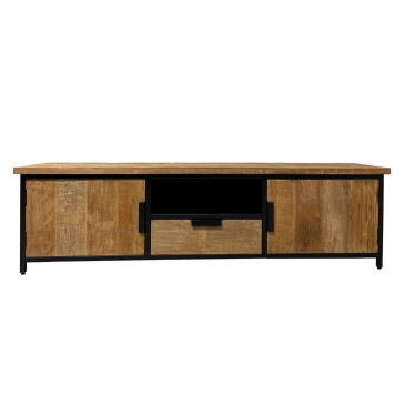 Livingfurn Tv-Meubel Tomar 180cm Teakhout