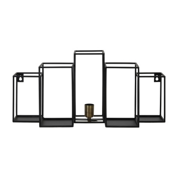 Light & Living Wandlamp Bally Mat Zwart 65cm