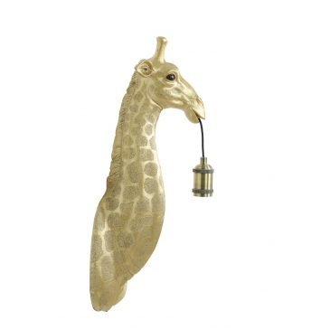 Light & Living Wandlamp Giraffe Goud 61cm