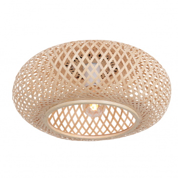 Anne Light & Home Plafondlamp Maze Bamboe Naturel Ø40cm